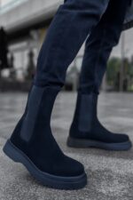 CH223 - SRT Alaska Süet Erkek Bot SIYAH - Görsel 4