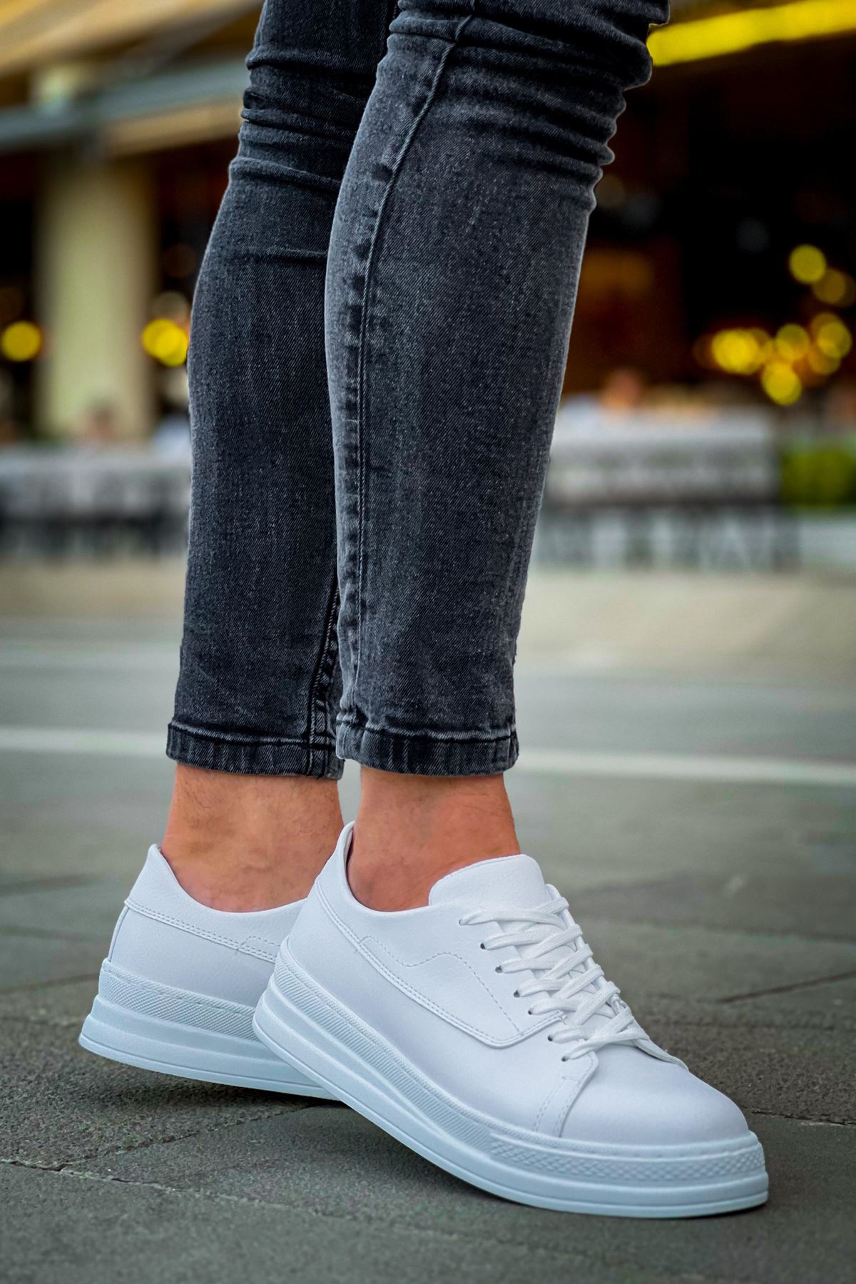 ch2401-cbt-erkek-ayakkabi-b-24940_4 CH2401 - CBT Erkek Ayakkabı BEYAZ - Görsel 4