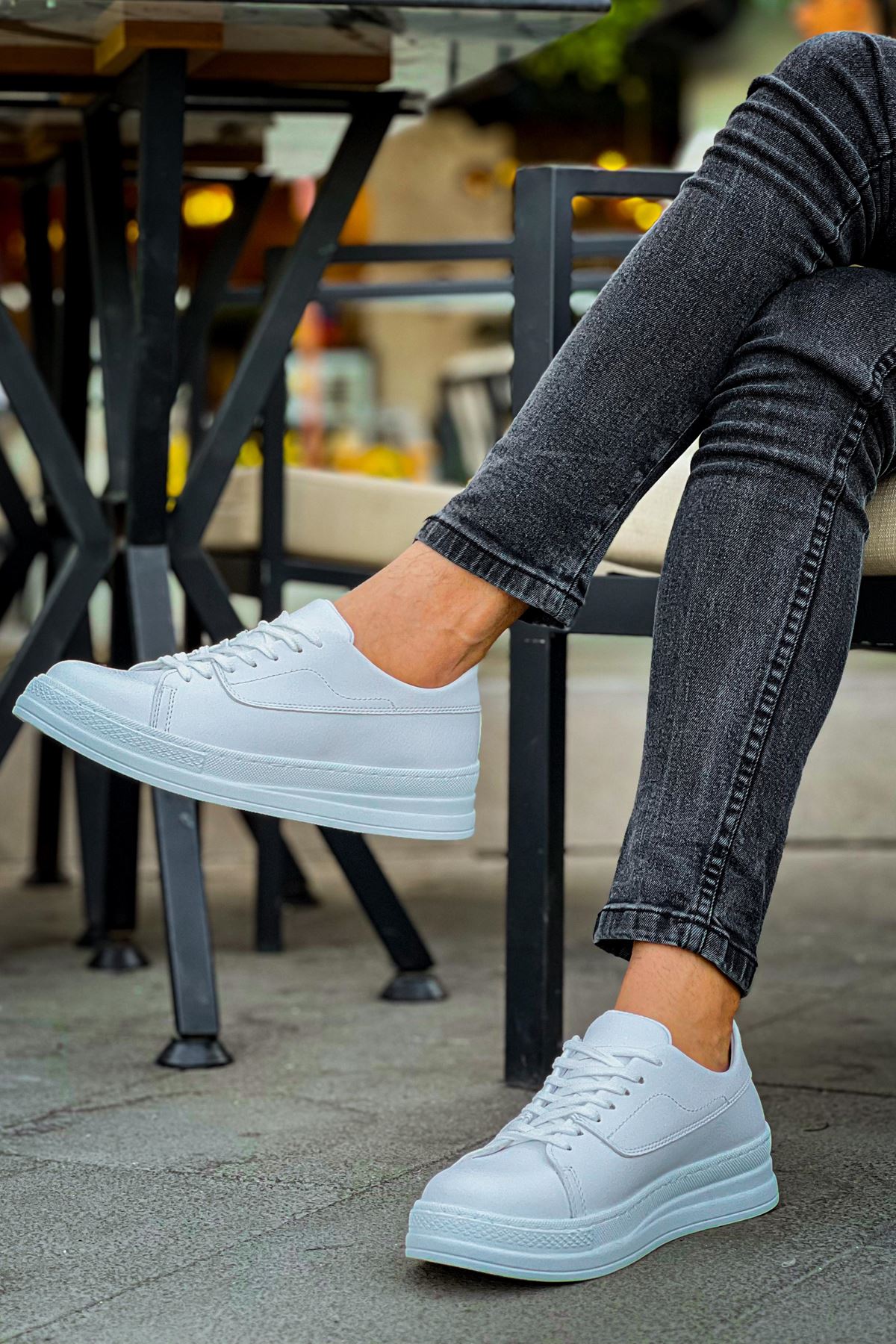 ch2401-cbt-erkek-ayakkabi-b-24940_5 CH2401 - CBT Erkek Ayakkabı BEYAZ - Görsel 5