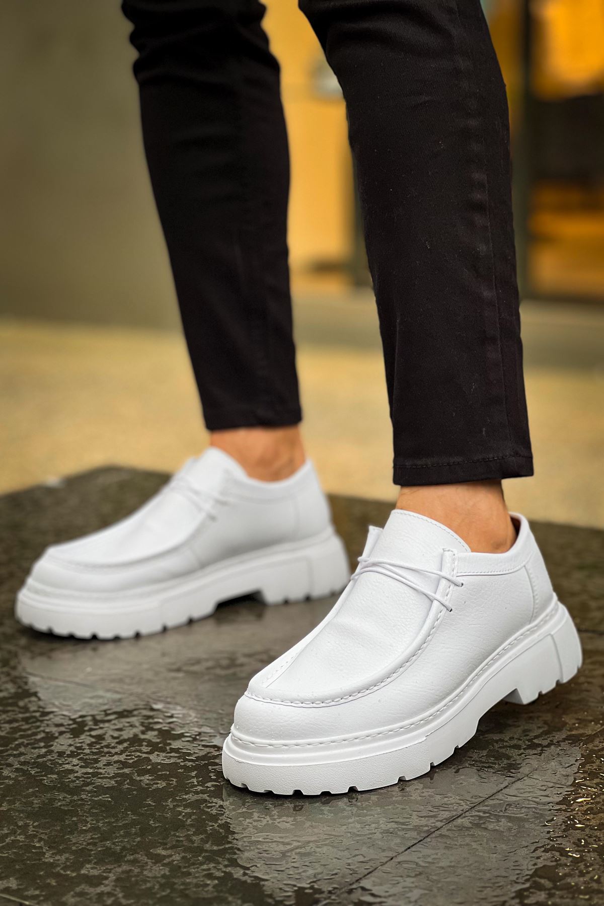 ch2404-cbt-castle-erkek-ayak-24948_2 CH2404 - CBT Castle Erkek Ayakkabı BEYAZ - Görsel 2