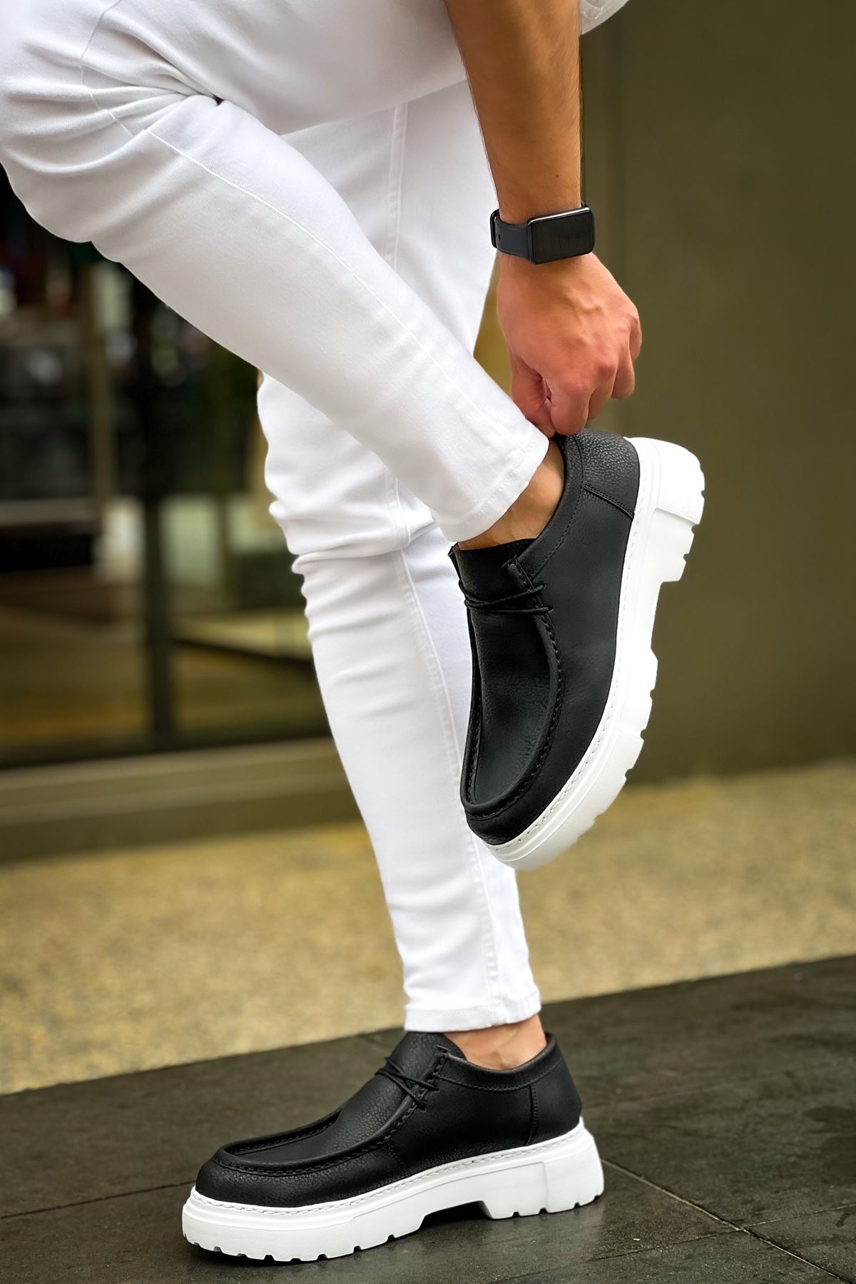 ch2404-cbt-castle-erkek-ayak-24949_4 CH2404 - CBT Castle Erkek Ayakkabı SIYAH - Görsel 4