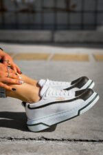 CH241 - CBT Signature Line Up Erkek Ayakkabı HAKI/BEYAZ - Görsel 2