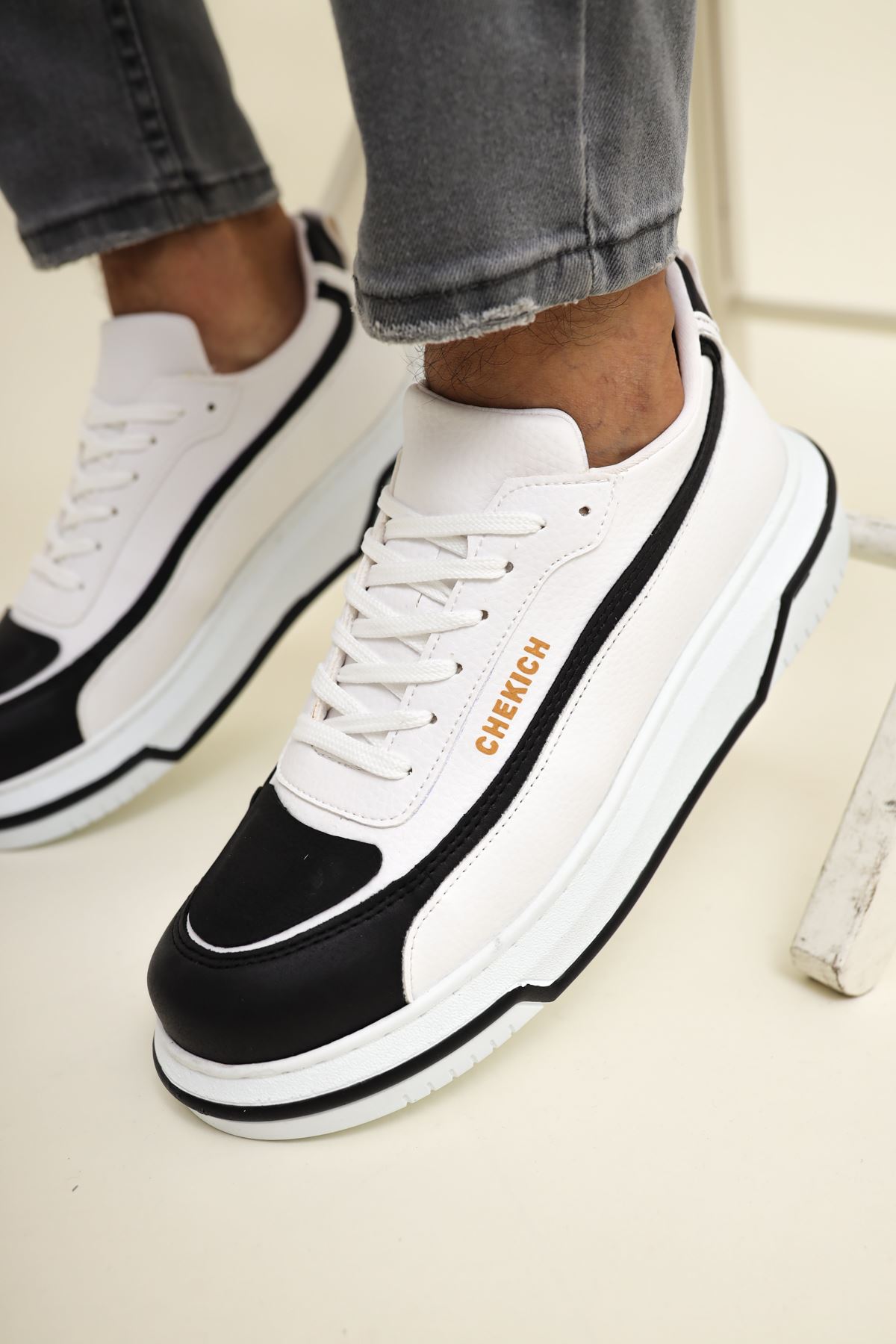 ch241-cbt-signature-line-up-24975_3 CH241 - CBT Signature Line Up Erkek Ayakkabı SIYAH/BEYAZ - Görsel 3