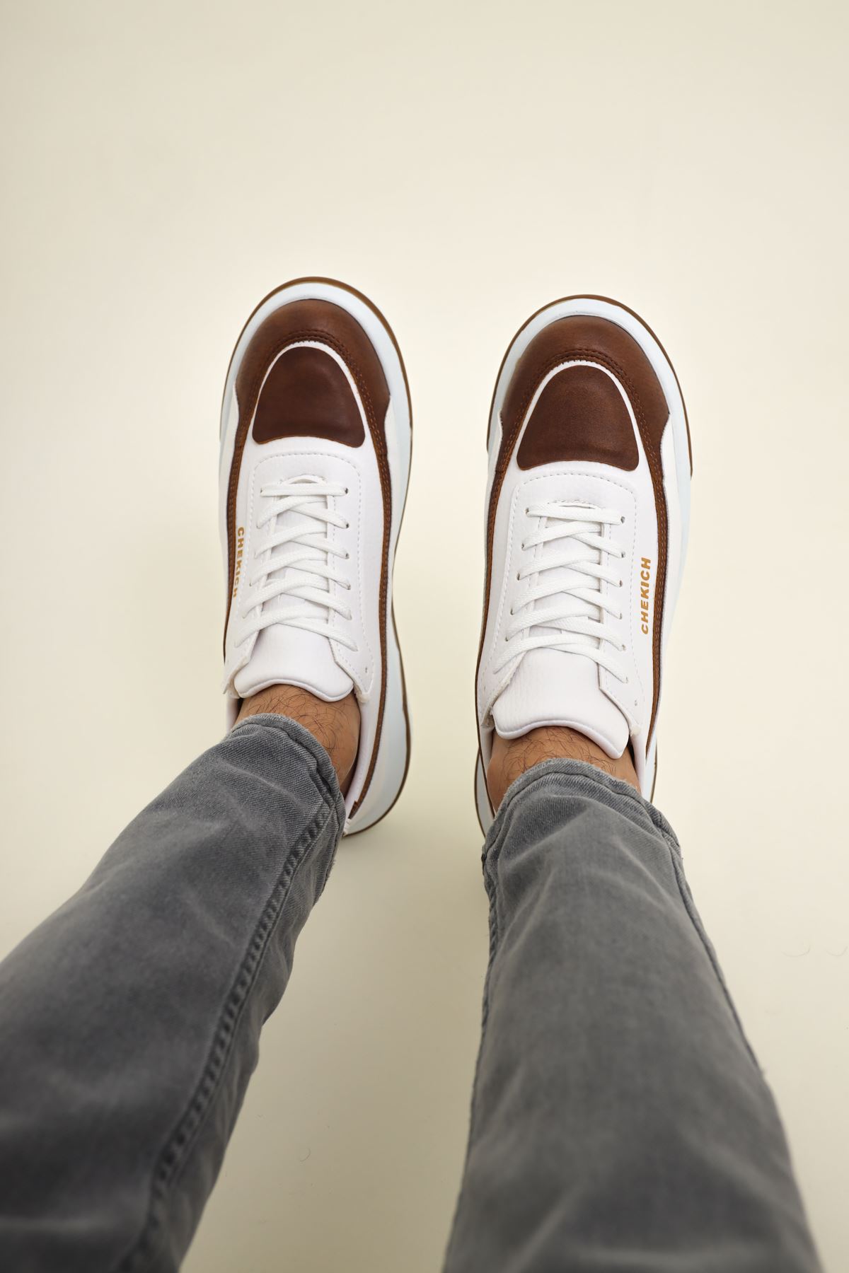 ch241-cbt-signature-line-up-24976_3 CH241 - CBT Signature Line Up Erkek Ayakkabı TABA/BEYAZ - Görsel 3