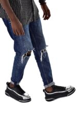 CH241 - CST Signature Line Up Erkek Ayakkabı SIYAH/GUMUS - Görsel 4