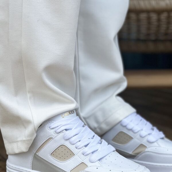 CH2410 - CBT Avax  Erkek Spor Ayakkabı BEYAZ / BEJ