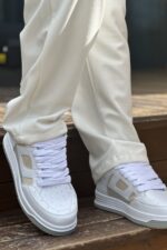 CH2410 - CBT Avax  Erkek Spor Ayakkabı BEYAZ / BEJ - Görsel 3