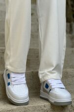 CH2410 - CBT Avax  Erkek Spor Ayakkabı BEYAZ/MAVI - Görsel 4