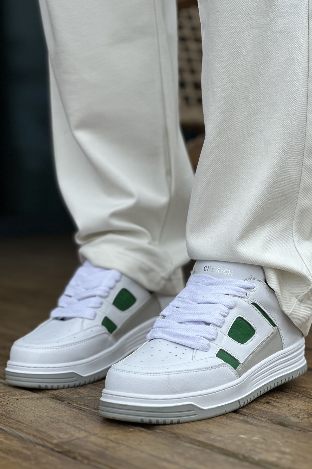 ch2410-cbt-avax-erkek-spor-24995_4 CH2410 - CBT Avax  Erkek Spor Ayakkabı BEYAZ/YESIL - Görsel 4