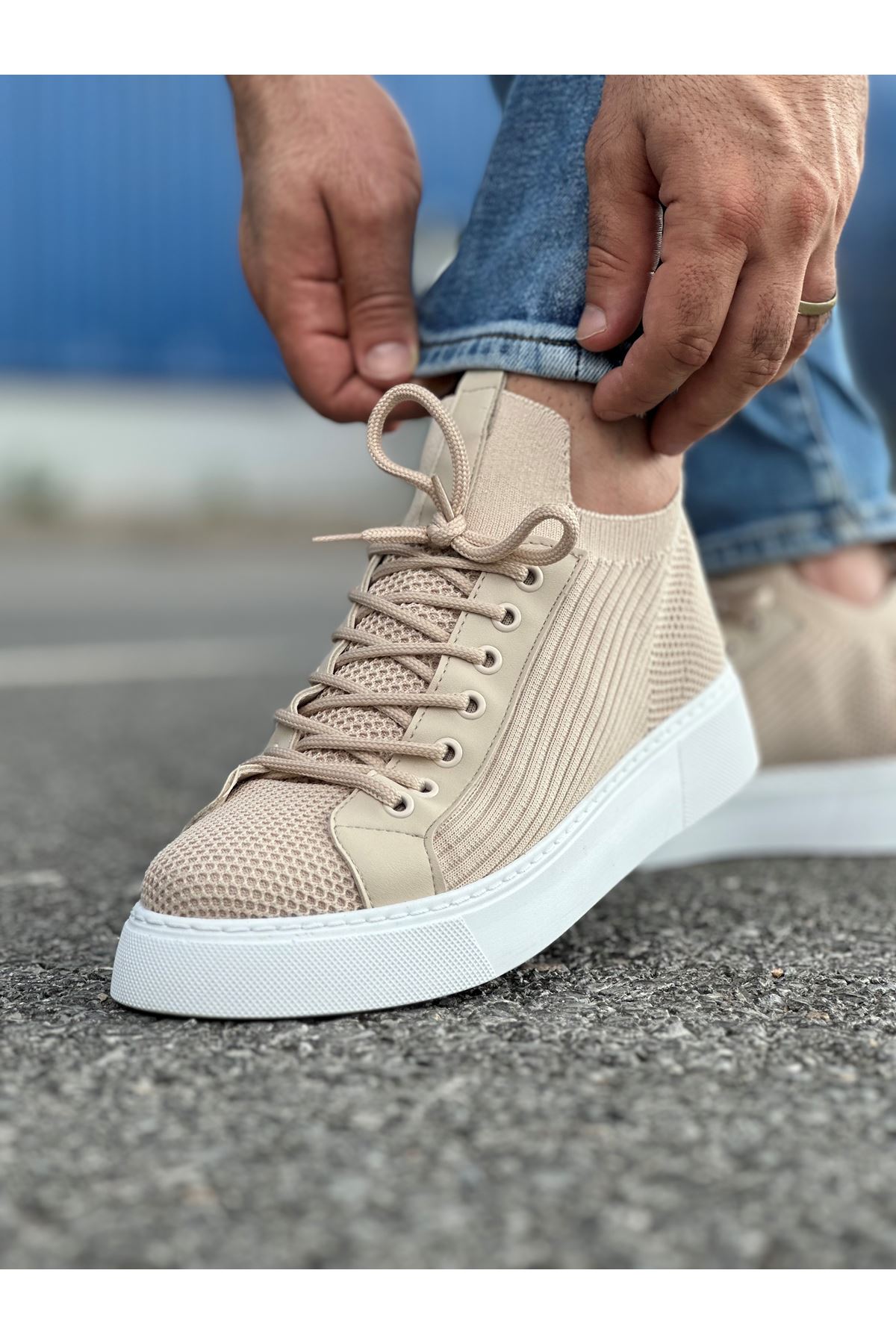 ch2423-tbt-erkek-ayakkabi-b-25007_4 CH2423 - TBT Erkek Ayakkabı BEJ - Görsel 4