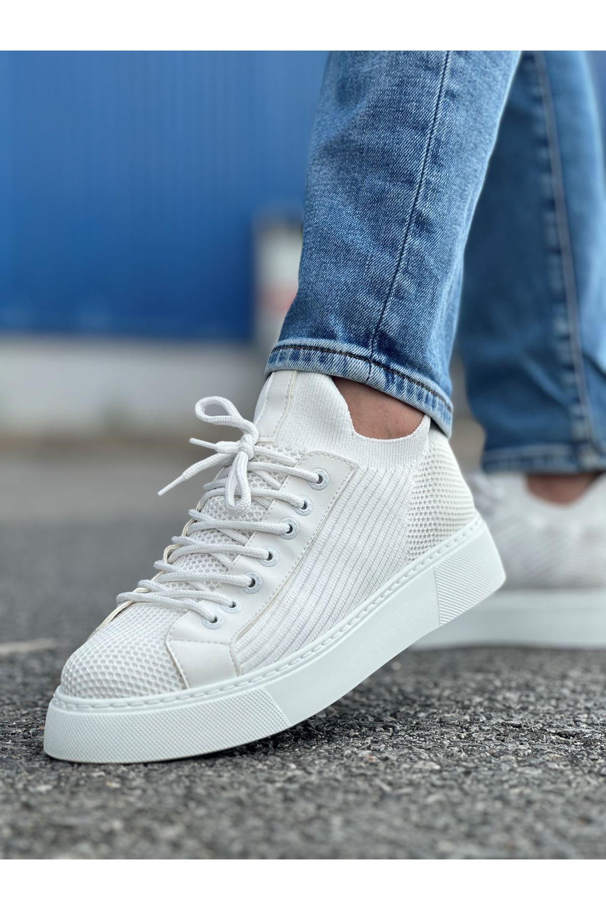 ch2423-tbt-erkek-ayakkabi-b-25008_3 CH2423 - TBT Erkek Ayakkabı BEYAZ - Görsel 3