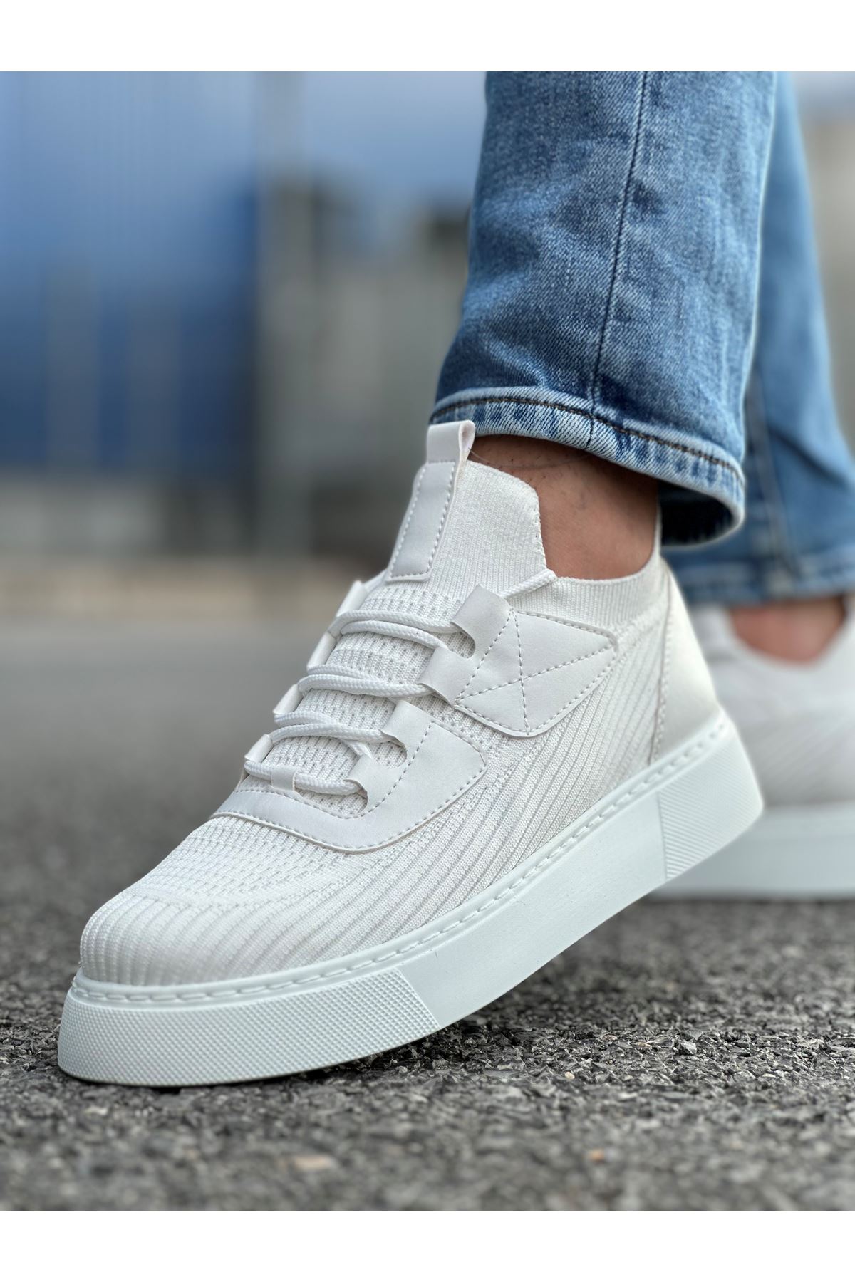 ch2425-tbt-erkek-ayakkabi-b-25011_2 CH2425 - TBT Erkek Ayakkabı BEYAZ - Görsel 2