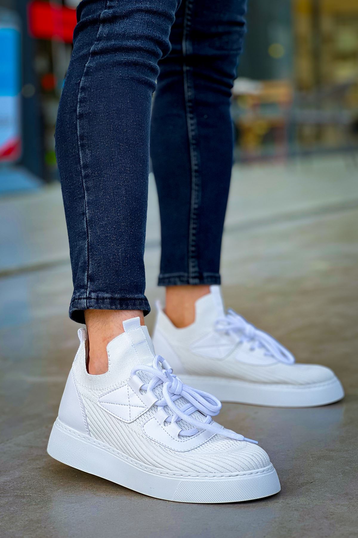 ch2425-tbt-erkek-ayakkabi-b-25011_5 CH2425 - TBT Erkek Ayakkabı BEYAZ - Görsel 5