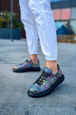 CH254 - CST Pittura Erkek Ayakkabı 538 CRAZY SPLUSH SIYAH - Görsel 4