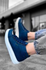 CH267 - CBT Roma Mirror Erkek Bot LACIVERT - Görsel 4