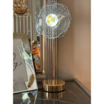 Çiçek Tasarımlı LED Masa Lambası