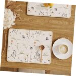 Çiçekli Kaymaz Servis Matı - Görsel 4