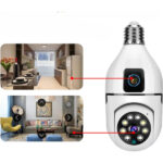 Çift Lensli Duy Girişli Kablosuz Ampul Kamera - Görsel 5
