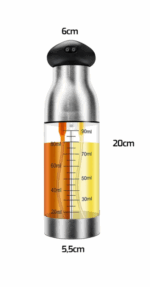 Çift Ölçekli Yağ ve Sirke Sprey Şişesi - Görsel 4