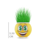 Çim Adam Saksı Emoji Figürlü 1 Adet - Görsel 3