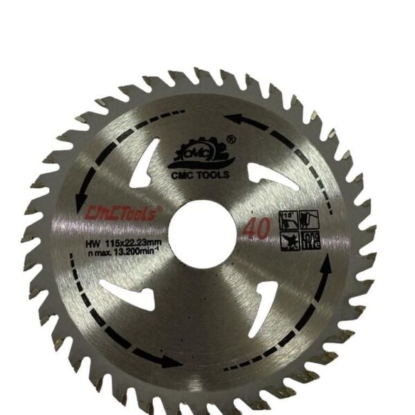 CMC 4180 Elmas Daire Testere 115X22,2 mm 40 Diş