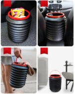 Çok Amaçlı Katlanabilir Araç İçi Kova - Görsel 3