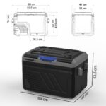 Coolist CLK40 12/24Volt/220Volt 40 Litre Kompresörlü Oto Buzdolabı/Dondurucu - Görsel 3