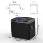 Coolist CLK60 12/24Volt/220Volt 60 Litre Kompresörlü Oto Buzdolabı/Dondurucu - Görsel 3