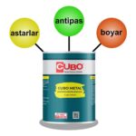 Cubo Metal Pas Boyası Beyaz 0,75 Litre - Görsel 2