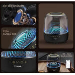 D33 Siyah Taşınabilir Kablosuz Bluetooth Hoparlör - Görsel 2