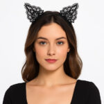 Dantelli Kedi Kulağı Tacı - Görsel 3