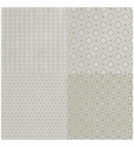 DecoHandy 30x30 cm Kendinden Yapışkanlı  Pvc Karo Mutfak Arası 4 Lü Karışık model  0,36m2 - Görsel 3