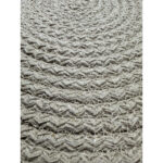 DecoHandy 39cm Neon Renkli Şeritli Jüt Örme Supla Amerikan Servis - Görsel 3