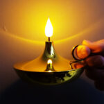 Dekoratif Gold Pilli Mum Lamba - Görsel 4