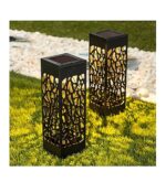 Dekoratif Solar Güneş Enerjili Bahçe Aydınlatması Yürüyüş Yolu Seti (6 Adet)