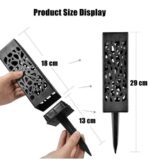 Dekoratif Solar Güneş Enerjili Bahçe Aydınlatması Yürüyüş Yolu Seti (6 Adet) - Görsel 3