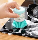 Deterjan Hazneli Bulaşık Yıkama Fırçası - Görsel 3