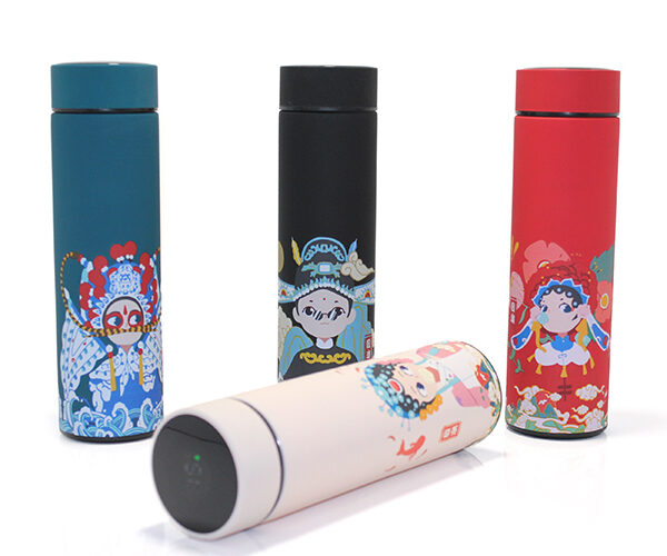 Dijital Göstergeli Paslanmaz Çelik Termos