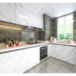 Doğal Mermer Desenli Yapışkanlı Tezgah Folyosu 5M - Görsel 4