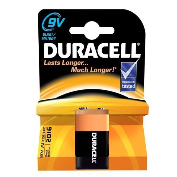 Duracell 9 Volt Alkalin Pil
