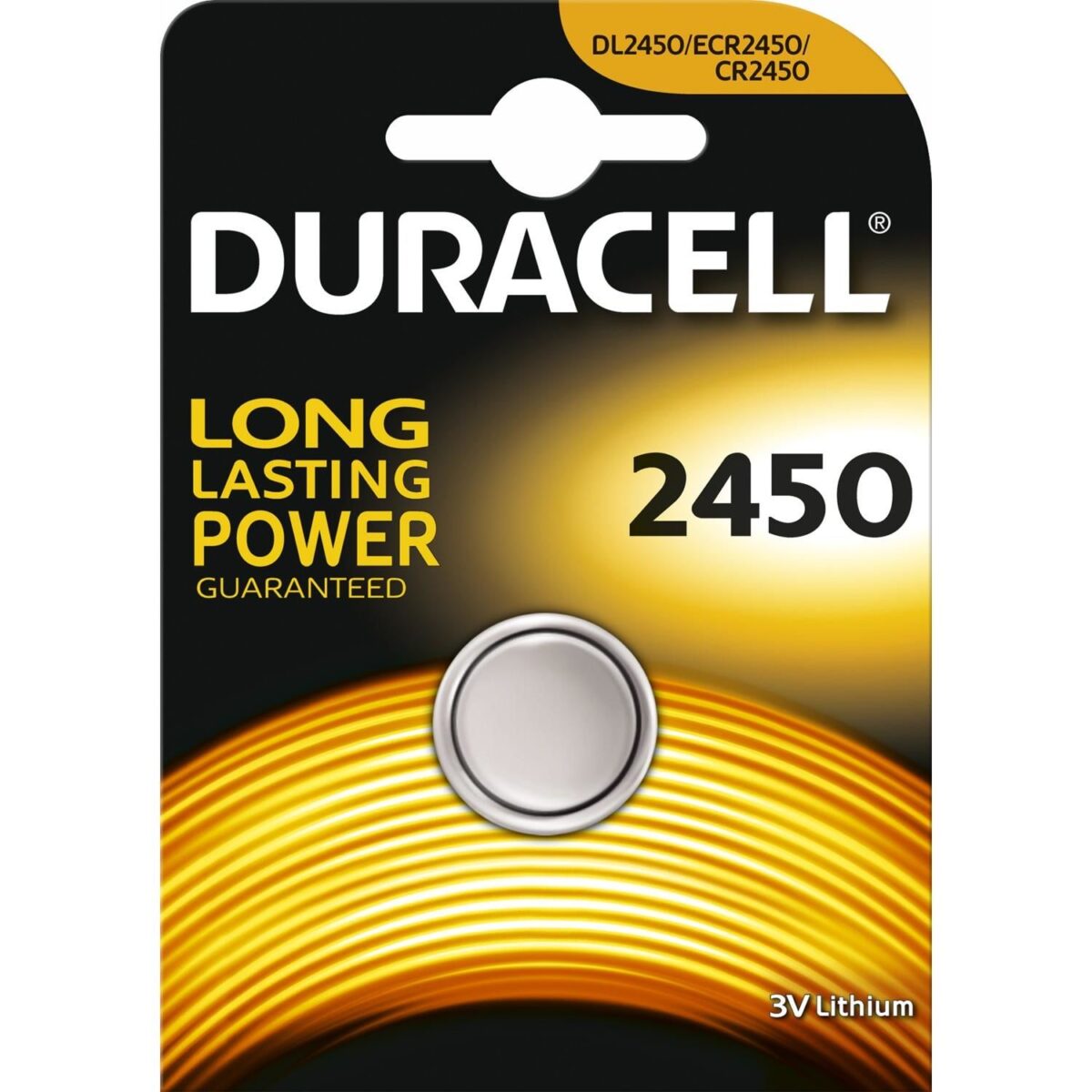 Duracell Yuvarlak Düğme Pil 2450 3 Volt - Görsel 1