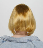 Düz Kesim Küt Parti Peruğu Altın Renk - Görsel 4