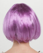 Düz Kesim Küt Parti Peruğu Rose Pembe - Görsel 4