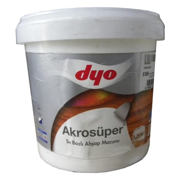 Dyo Akrosüper Ahşap Macunu 1,25 Kg