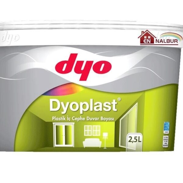 Dyo Dyoplast Plastik İç Cephe Boyası 2,5 Litre Siyah