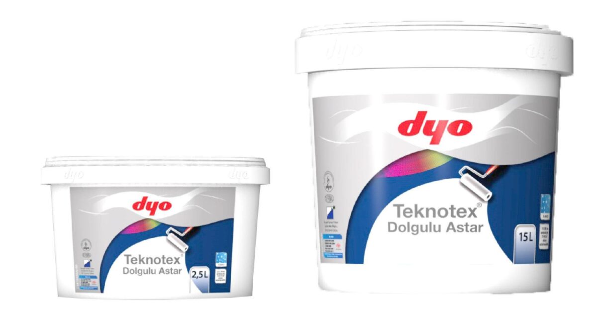 Dyo Teknotex Dolgulu Dış Cephe Astarı 2,5 Litre Beyaz - Görsel 1