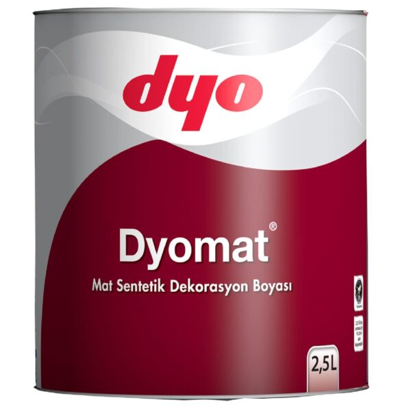 Dyomat Mat Dekorasyon Boyası 2,5 Litre Beyaz