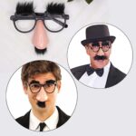 Eğlenceli Kılık Değiştirme Kaş Bıyık Mizah Gözlüğü 9x13 cm - Görsel 2