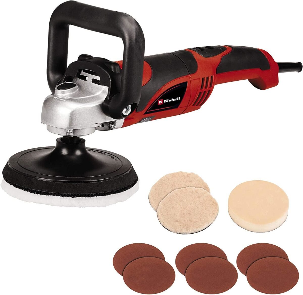 Einhell CC PO 1100/150 E Polisaj Makinası 1100 Watt 180 mm - Görsel 1