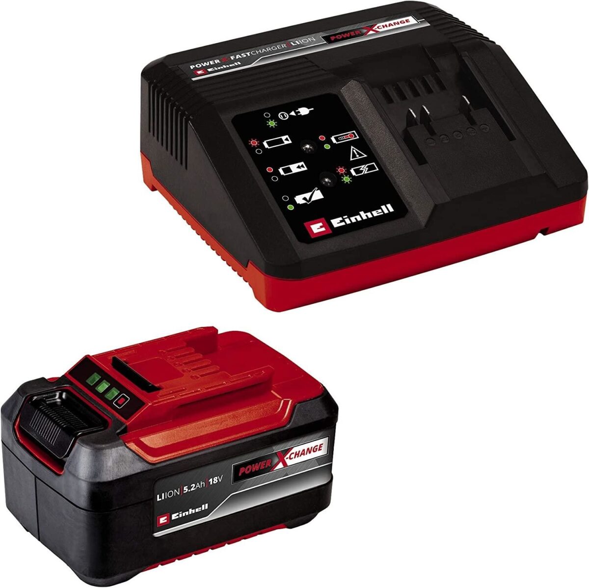 Einhell Power X-Change 5,2 Ah Akü ve Şarj Cihazı Seti - Görsel 1